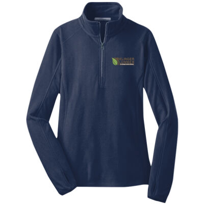 Klinger Lumber Outside Sales Staff - Ladies Microfleece 1/2 Zip Pullover Thumbnail
